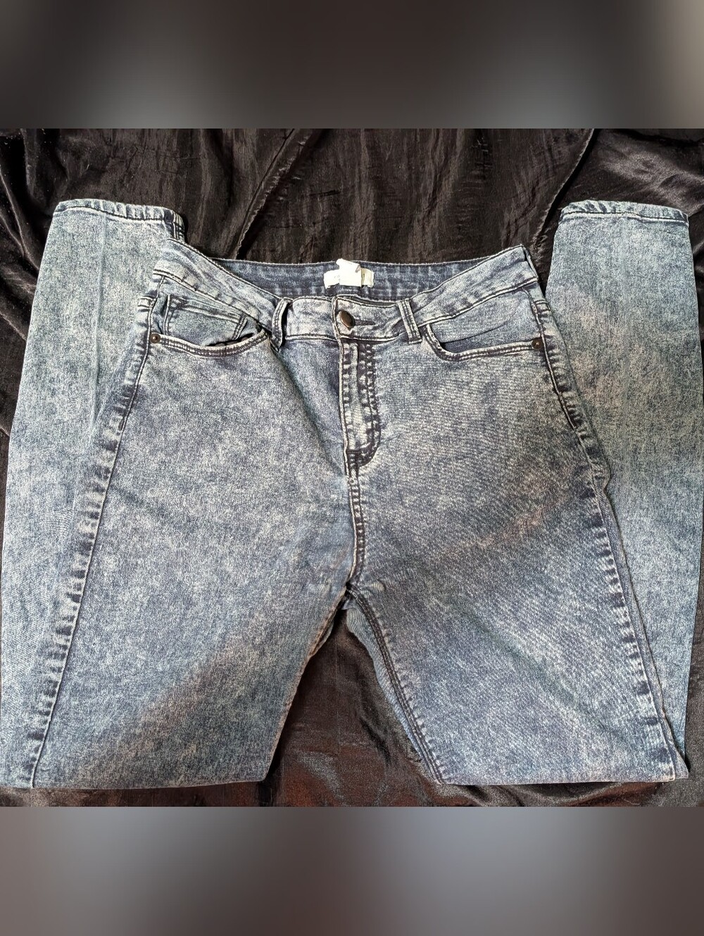 Forever 21 High-Rise Acid Wash Skinny Jeans!!